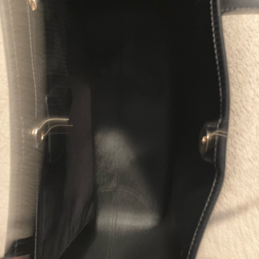😍Coach black monogram tote bag like NEW!🌸👛 - Picture 7 of 8
